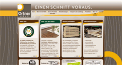 Desktop Screenshot of ortner-holz.at